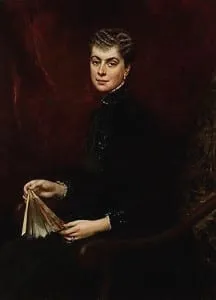 Retrato de Irene de Ceballos pintado por Francisque Édouard Bertier