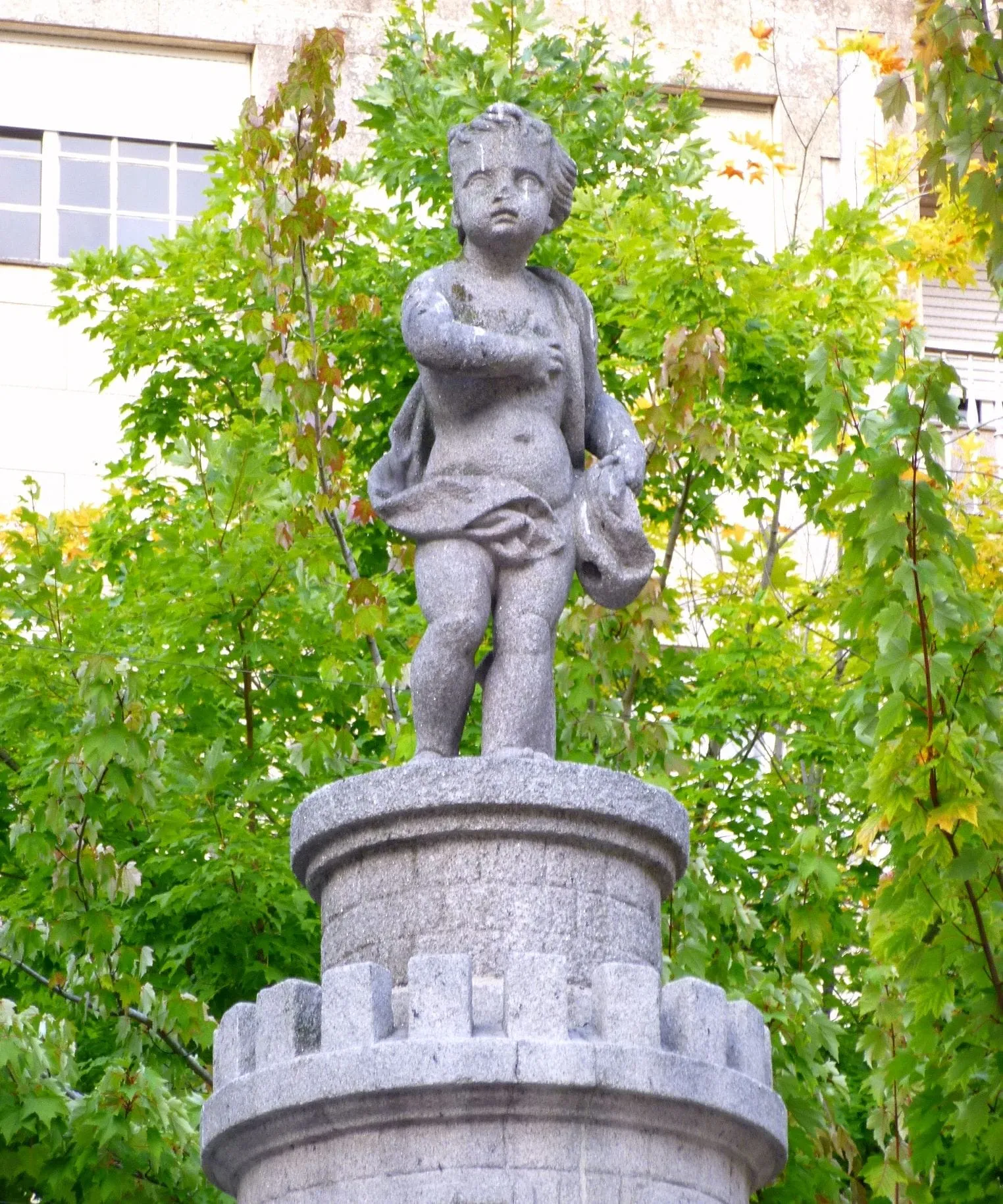 Fuente de la Praza da Princesa en el Casco Vello de Vigo